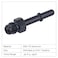 EVIL ENERGY 6AN Male to 516 SAE Quick Disconnect Male Push On EFI Fitting Adapter Aluminum 2PCS