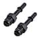 EVIL ENERGY 6AN Male to 516 SAE Quick Disconnect Male Push On EFI Fitting Adapter Aluminum 2PCS