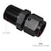 EVIL ENERGY 8AN Female to 12 NPT Male Swivel Fitting Aluminum