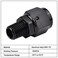 EVIL ENERGY 8AN Female to 14 NPT Male Swivel Fitting Aluminum