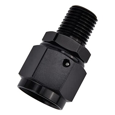 EVIL ENERGY 8AN Female to 14 NPT Male Swivel Fitting Aluminum