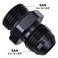 EVIL ENERGY 8AN Flare to AN8 ORB Male ORing 4PCS Fitting Adapter