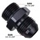 EVIL ENERGY 8AN Flare to AN8 ORB Male ORing 4PCS Fitting Adapter