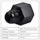 EVIL ENERGY 8AN Male Flare to 12 NPT Female Fitting Adapter Aluminum 2PCS