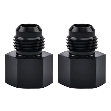 EVIL ENERGY 8AN Male Flare to 12 NPT Female Fitting Adapter Aluminum 2PCS