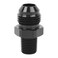 EVIL ENERGY 8AN Male Flare to 14 NPT Pipe Fitting Adapter Straight Aluminum Black
