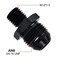 EVIL ENERGY 8AN Male Flare to M12 x 15mm Male Metric Fitting Adapter Aluminium Alloy 2PCS