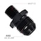 EVIL ENERGY 8AN Male Flare to M12 x 15mm Male Metric Fitting Adapter Aluminium Alloy 2PCS