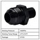 EVIL ENERGY 8AN Male Flare to M12 x 15mm Male Metric Fitting Adapter Aluminium Alloy 2PCS