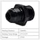 EVIL ENERGY 8AN Male Flare to M20 x 15mm Male Metric Fitting Adapter Aluminium Alloy 2PCS