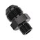 EVIL ENERGY 8AN Male to 1419 BSPP Fitting Adapter Straight Aluminum Black
