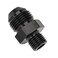 EVIL ENERGY 8AN Male to 1419 BSPP Fitting Adapter Straight Aluminum Black