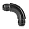 EVIL ENERGY 8AN Male to 8AN Male 90 Degree One Piece Full Flow Swivel Coupler Union Fitting Adapter Aluminum