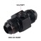 EVIL ENERGY 8AN Male to 8AN Male Flare Union Coupler with 18 NPT Port Fitting Adapter