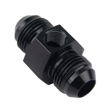 EVIL ENERGY 8AN Male to 8AN Male Flare Union Coupler with 18 NPT Port Fitting Adapter