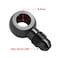 EVIL ENERGY Fuel Banjo Fitting 85mm ID Banjo Hole to 3AN Male Flare Adapter Fitting Aluminum Black