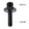 EVIL ENERGY M1215mm Male to 516 Hose Barb Fuel Oil Pump Inlet Straight Fitting Barb Fitting Bare with Aluminium Washer