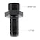 EVIL ENERGY M1815mm Male to 12 Hose Barb Fuel Oil Pump Inlet Straight Fitting Barb Fitting Bare with Aluminium Washer