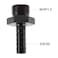 EVIL ENERGY M1815mm Male to 38 Hose Barb Fuel Oil Pump Inlet Straight Fitting Barb Fitting Bare with Aluminium Washer
