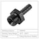EVIL ENERGY M1815mm Male to 38 Hose Barb Fuel Oil Pump Inlet Straight Fitting Barb Fitting Bare with Aluminium Washer