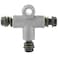 Yctze for brake line 10mm banjo splitter Motorcycle ATV Hydraulic 3 Way Brake Oil Hose Adaptor Oil Fuel Line Fitting Adapter Pipe Coupling Tee 10mm Hose Separator Clamp