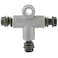 Yctze for brake line 10mm banjo splitter Motorcycle ATV Hydraulic 3 Way Brake Oil Hose Adaptor Oil Fuel Line Fitting Adapter Pipe Coupling Tee 10mm Hose Separator Clamp