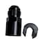 AFATEBOX Fuel Adapter 6AN Male to 516 SAE Quick Disconnect Female Push on EFI Hose Fitting Aluminum Black