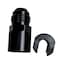 AFATEBOX Fuel Adapter 6AN Male to 516 SAE Quick Disconnect Female Push on EFI Hose Fitting Aluminum Black