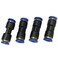 STEBER Fuel Line Connector QuickConnect Hose Union fit for 14 OD Nylon Tubing Pack of 4