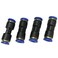 STEBER Fuel Line Connector QuickConnect Hose Union fit for 14 OD Nylon Tubing Pack of 4