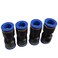 STEBER Fuel Line Connector QuickConnect Hose Union fit for 14 OD Nylon Tubing Pack of 4