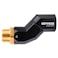 GRYVOZE 34 Inch NPT Fuel Hose Nozzle Swivel Multi Plane 360 Rotating Connector for Fuel Water Diesel Gasoline Kerosene Transfer Pumps Tanks and Nozzles