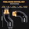 GRYVOZE 34 Inch NPT Fuel Hose Nozzle Swivel Multi Plane 360 Rotating Connector for Fuel Water Diesel Gasoline Kerosene Transfer Pumps Tanks and Nozzles