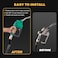 GRYVOZE 34 Inch NPT Fuel Hose Nozzle Swivel Multi Plane 360 Rotating Connector for Fuel Water Diesel Gasoline Kerosene Transfer Pumps Tanks and Nozzles