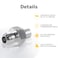 GSTP 2Pcs Transmission Adapter Fittings 6AN Flare to 14 NPSM for TH350 TH400 700R4 4L60E 2004R TR6060 AOD 4R100 4R70W C5 Transmission Front Rear Until 2007 Aluminum