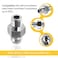 GSTP 2Pcs Transmission Adapter Fittings 6AN Flare to 14 NPSM for TH350 TH400 700R4 4L60E 2004R TR6060 AOD 4R100 4R70W C5 Transmission Front Rear Until 2007 Aluminum