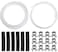 Innconee 1 Set Fuel Pipe Line Hose Clip Kit Compatible with EberspacherWebasto Heaters Tank Diesel Heater Fuel Line Kit Replacement 89031118 with Fuel Line Clips White Diesel Heater Hose
