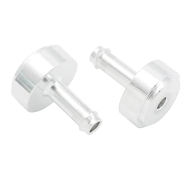 KRD PERFORMANCE 1463mm Weld On Hose Barb Tail Nipple ON Bung Weldable Fitting Adaptor Billet 6061 Aluminium Pack of 2