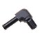 KRD PERFORMANCE 18 NPT Male to 51679mm Hose Barb Push On Fitting Adapter 90 Degree Aluminum Black