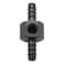 KRD PERFORMANCE 516 Barb to 5168mm Barb with 18 NPT Sensor Gauge Port Hose Tube Fitting Fuel Pressure Take Off Adaptor Aluminum Black