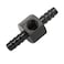 KRD PERFORMANCE 516 Barb to 5168mm Barb with 18 NPT Sensor Gauge Port Hose Tube Fitting Fuel Pressure Take Off Adaptor Aluminum Black