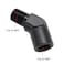 KRD PERFORMANCE Aluminum 18 18 inch NPT Female to Male 45 Degree Elbow Coupler Union Hose Fitting Adapter Black