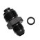 KRD PERFORMANCE Aluminum 6AN Male Flare to M18x15 O Ring Seal Power Steering Adapter Fitting Connector Black