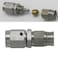 KRD PERFORMANCE Stainless Steel Straight Brake Clutch Fitting 3AN 38 x 24 Swivel Female Thread to AN3 PTFE Braided Hose End For Teflon Hose