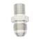 KRD PERFORMANCE Straight Stainless Steel Male Flare 6AN to Male M12x125 Metric Thread Fuel Fitting Adapter