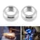 LisylineAuto 38 NPT Female Weld On Bung Aluminum Bung Pipe Thread Pipe Weldable Fitting Adapter Car AccessoriesUse With Fuel Oil Gas and Water