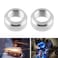 LisylineAuto 38 NPT Female Weld On Bung Aluminum Bung Pipe Thread Pipe Weldable Fitting Adapter Car AccessoriesUse With Fuel Oil Gas and Water