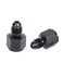 LokoCar 6AN Female to 4AN Male Fitting Flare Reducer Adapter Aluminum Black 2Pcs