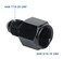 LokoCar 6AN Female to 4AN Male Fitting Flare Reducer Adapter Aluminum Black 2Pcs
