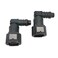 DSkoiph Pack of 2 Female Bundy to Hose Barb Fuel Line Quick Connector 90 38 to 38